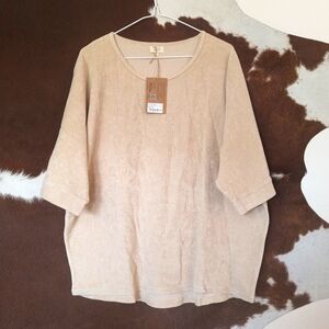 Oversized Terry Top